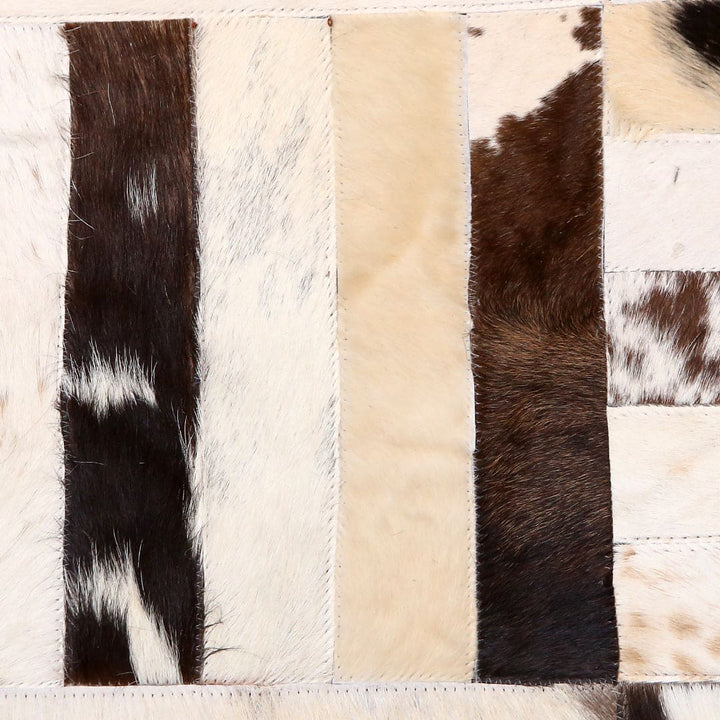 Cow Skin Patchwork Rug 4X6 ft