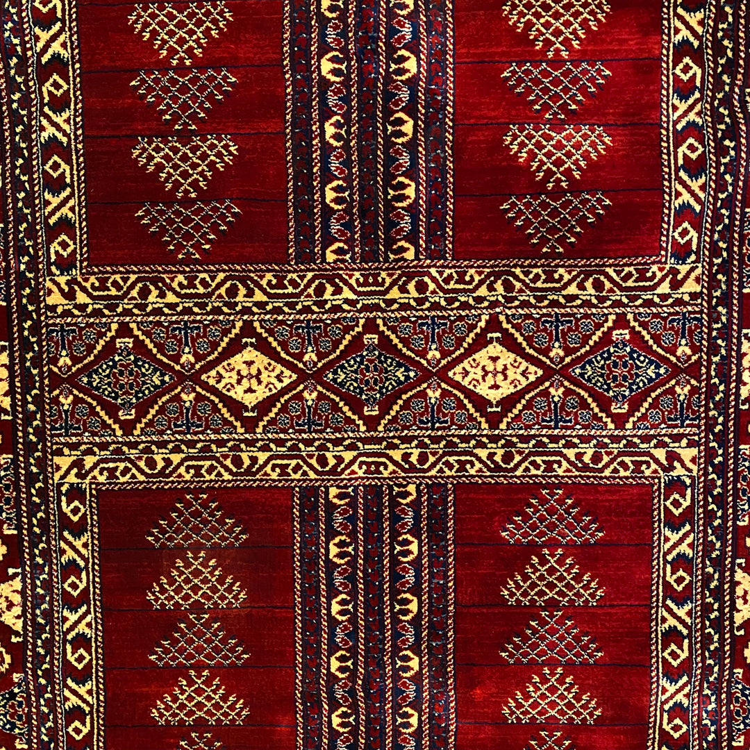 Red Traditional Turkish Kazak 5x8 ft