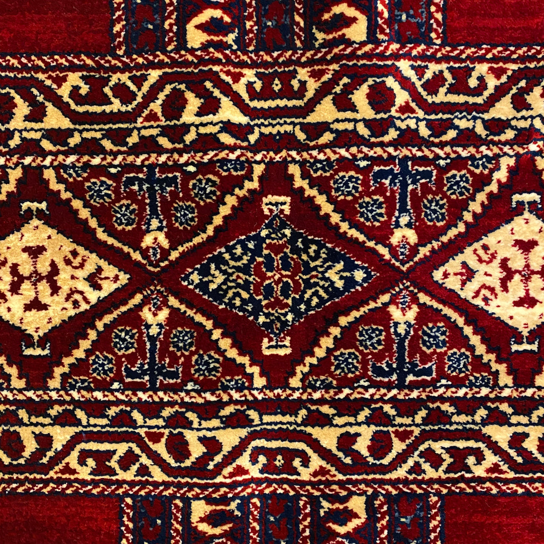 Red Traditional Turkish Kazak 5x8 ft