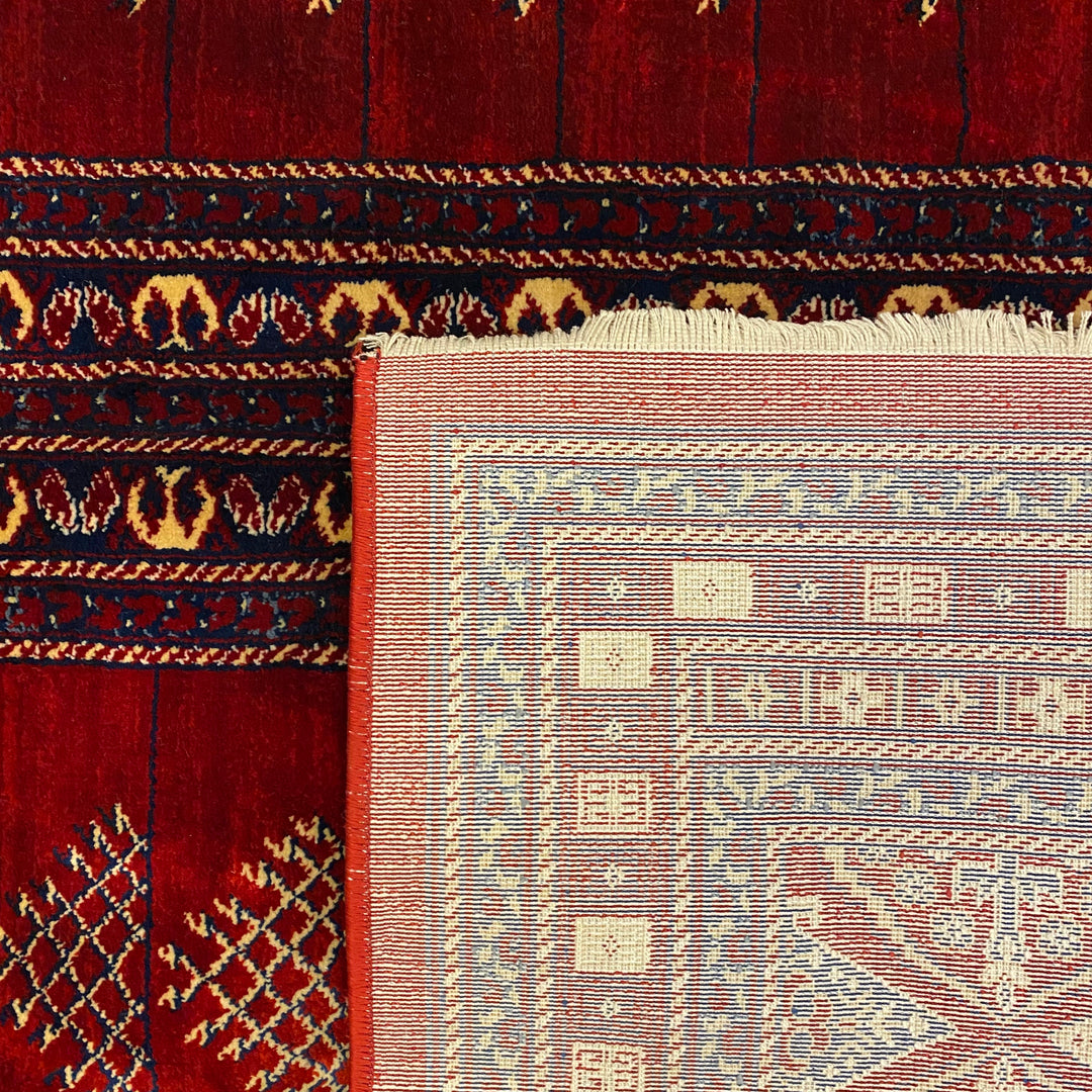Red Traditional Turkish Kazak 5x8 ft