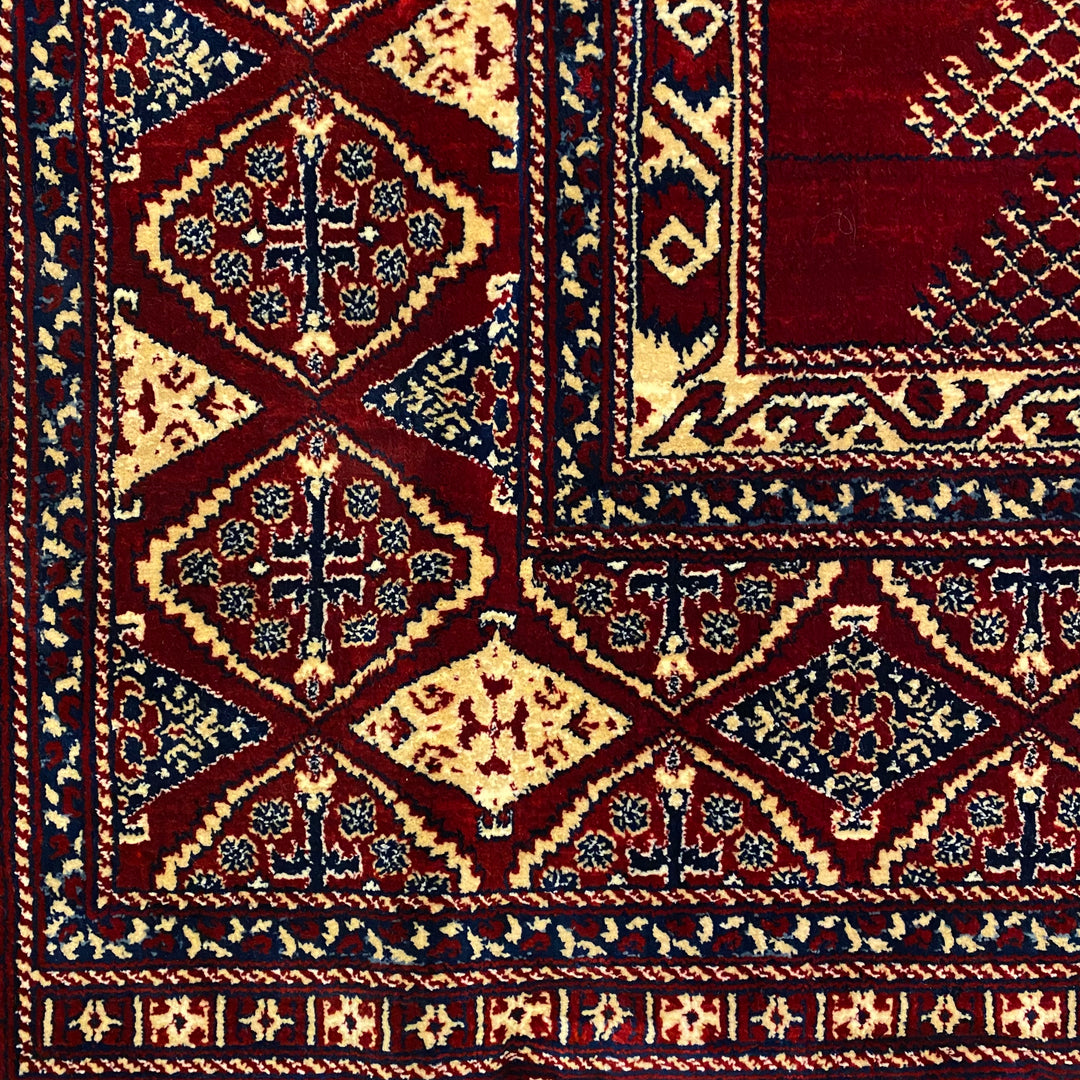 Red Traditional Turkish Kazak 5x8 ft