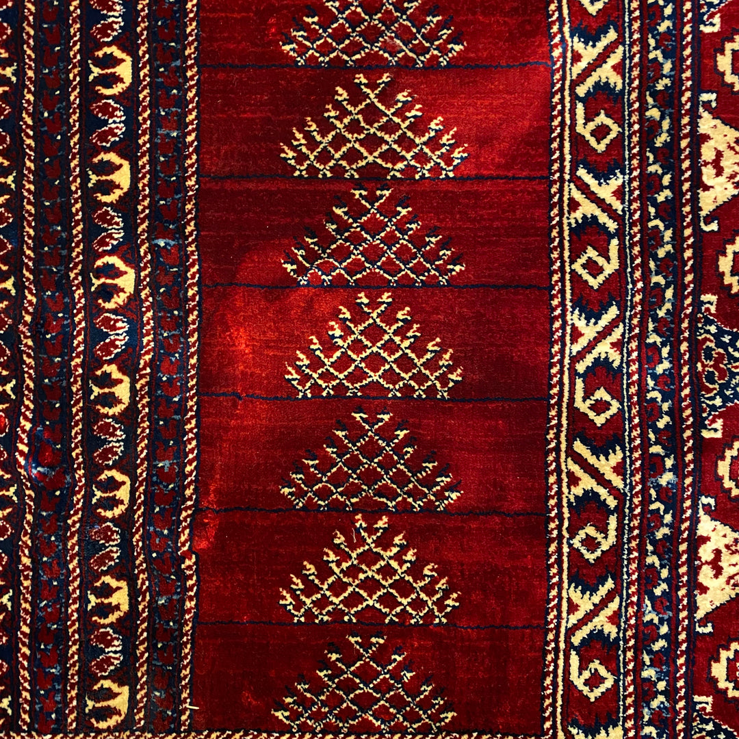 Red Traditional Turkish Kazak 5x8 ft