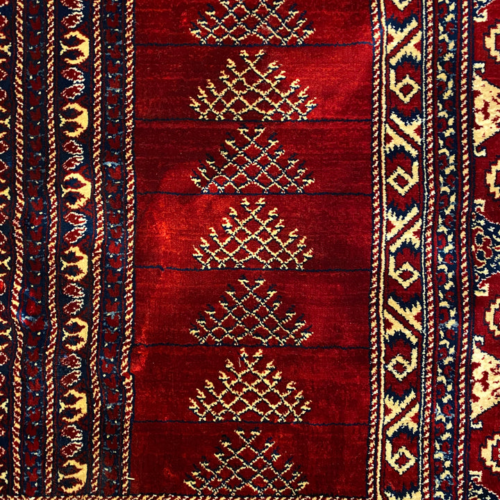 Red Traditional Turkish Kazak 5x8 ft