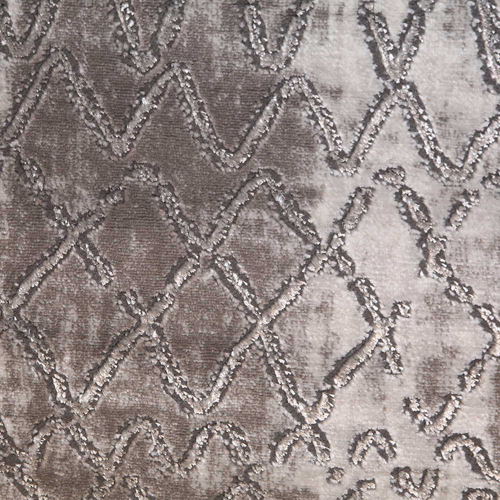 Grey Geometric Turkish Rug 5X8 Ft