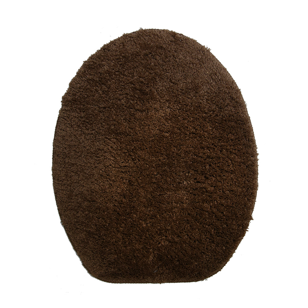 Microfiber Thick Pile Anti Slip Bath Mat Set 3pc