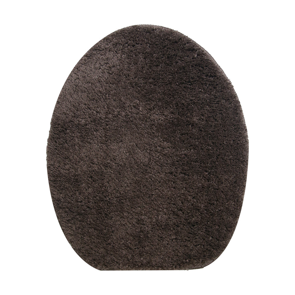 Microfiber Thick Pile Anti Slip Bath Mat Set 3pc