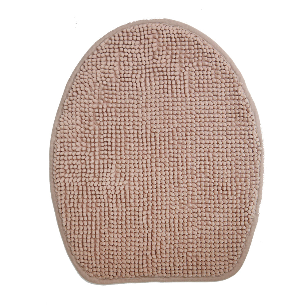 Anti Slip Floor Chenille Bath Set 3pc