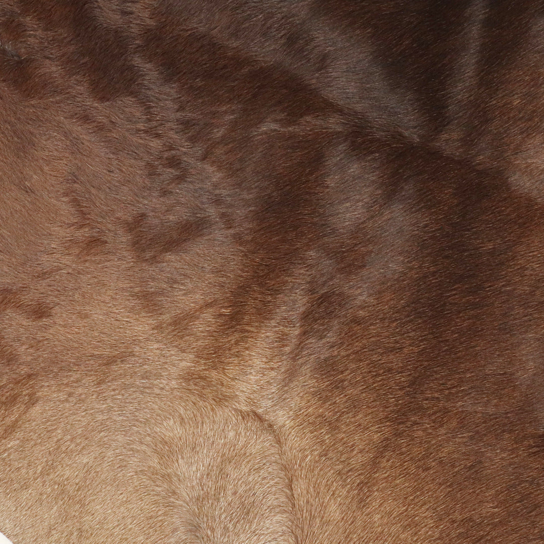 Dark Brown Cow Hide 5.5x5.5 FT