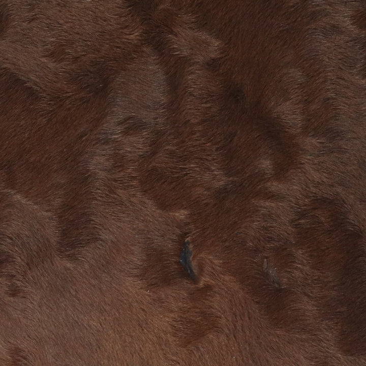 Dark Brown Cow Hide 5.5x5.5 FT