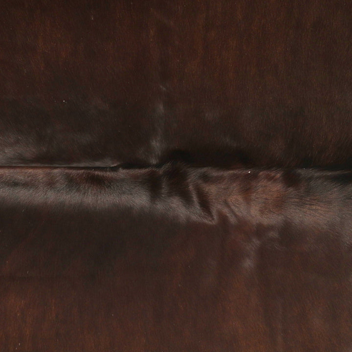 Dark Brown Cow Hide 5.5x5.5 FT