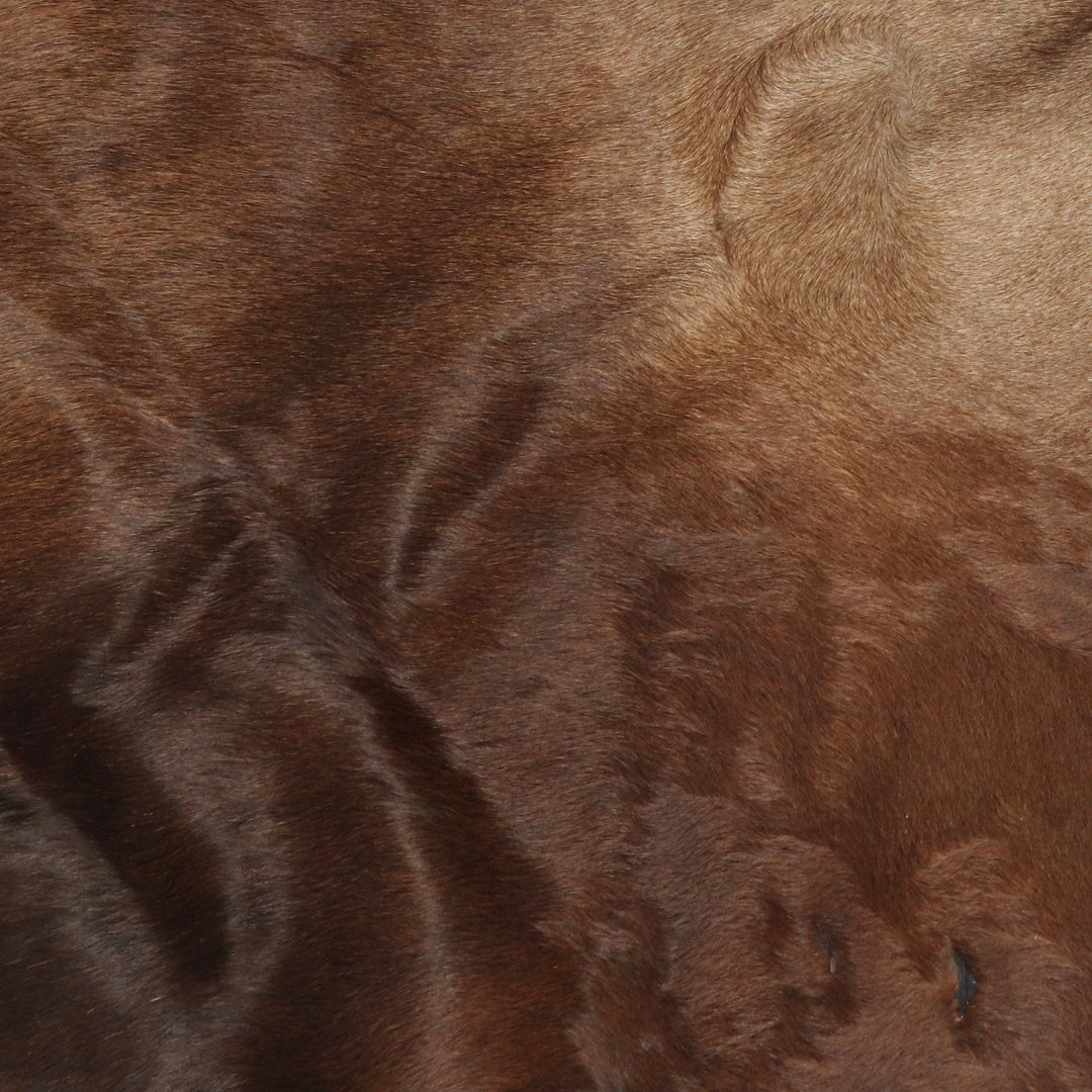 Dark Brown Cow Hide 5.5x5.5 FT