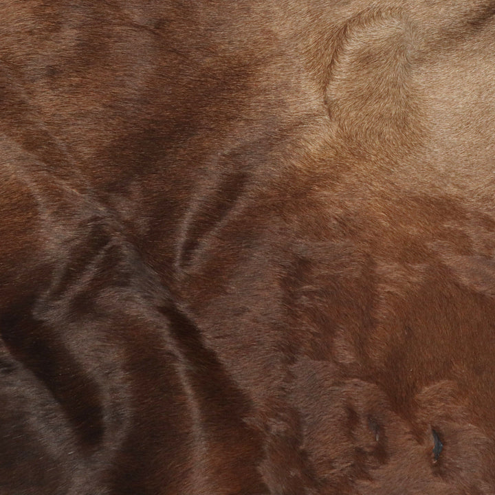 Dark Brown Cow Hide 5.5x5.5 FT