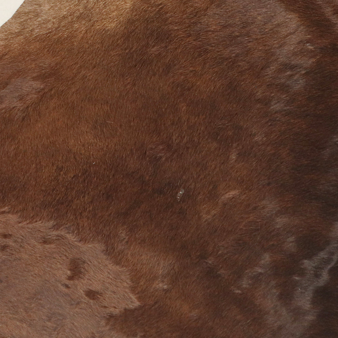 Dark Brown Cow Hide 5.5x5.5 FT