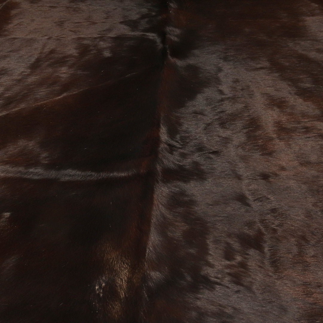 Dark Brown Cow Hide 5.5x5.5 FT
