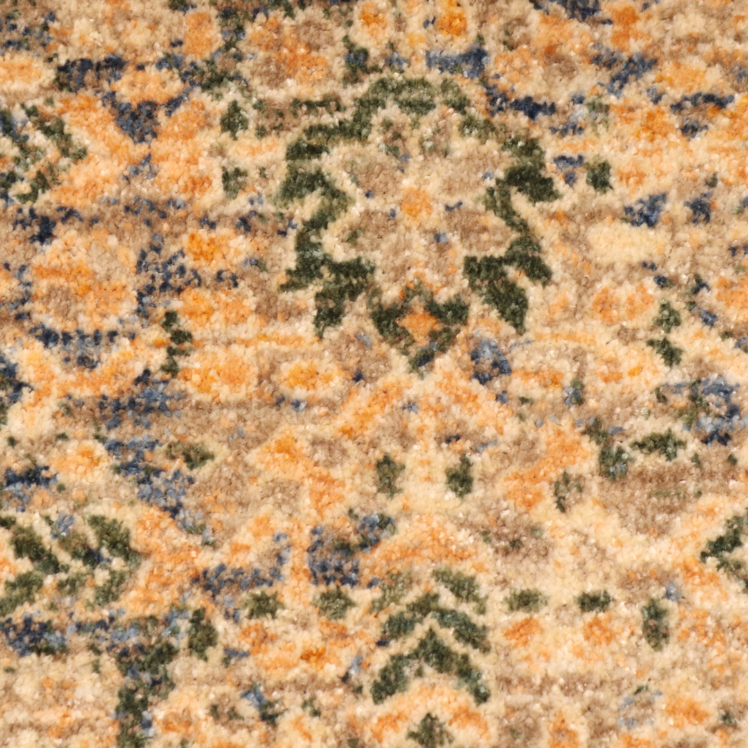 Green Traditional Turkish Rug 5X8 Ft