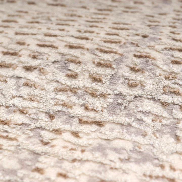 Brown Plain Turkish Rug 4x6 Ft