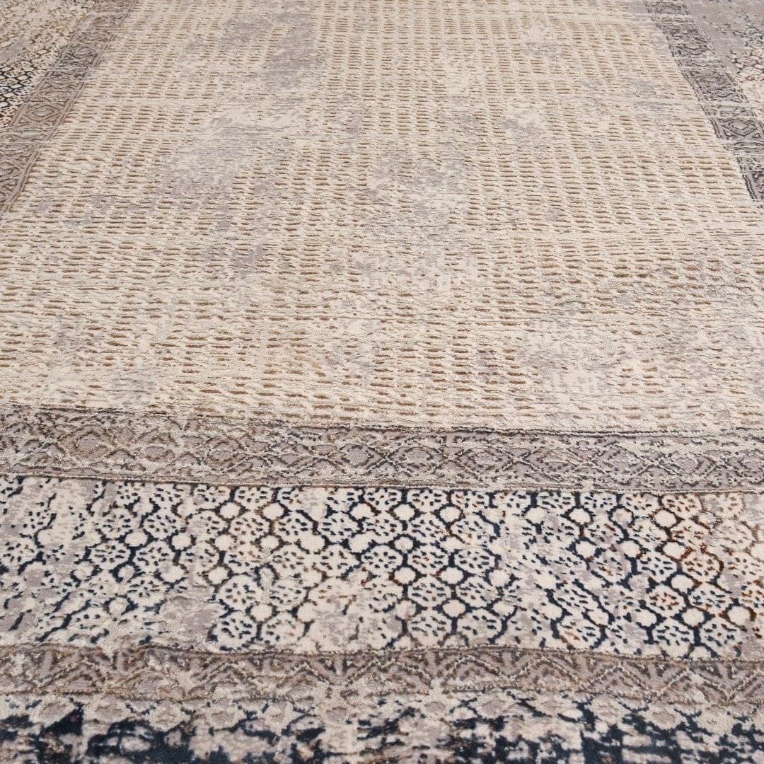 Brown Plain Turkish Rug 4x6 Ft