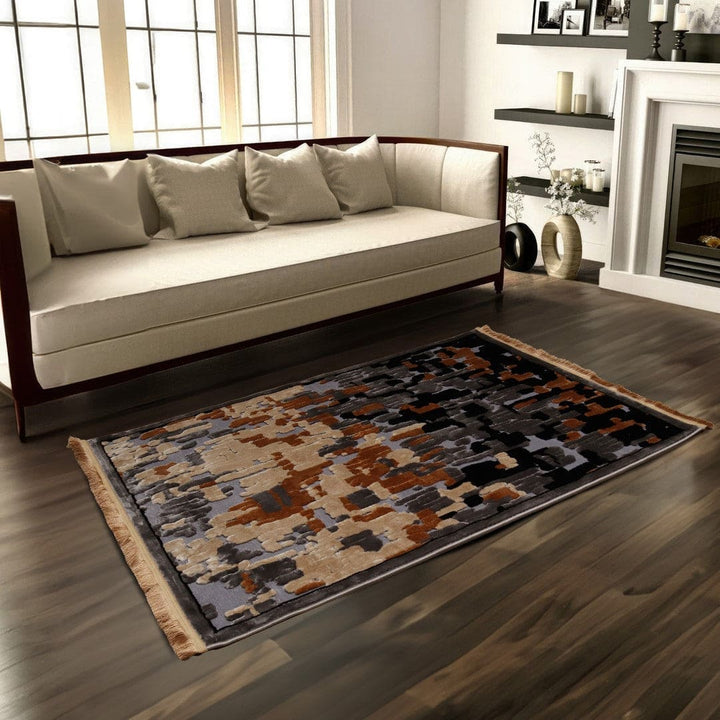 Turkish Embossed Rug 4X6 FT