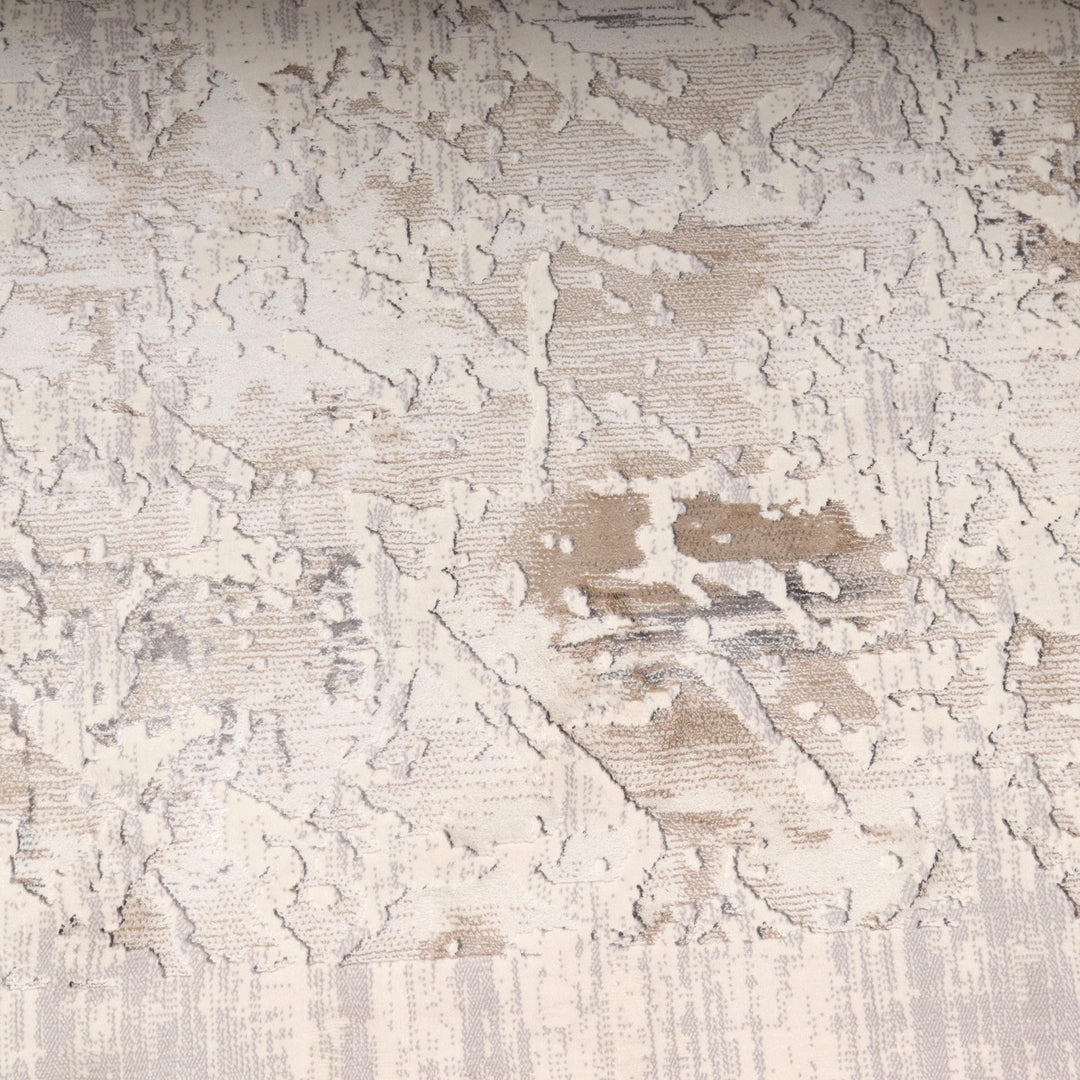 Beige Plain Turkish Rug 4X6 FT