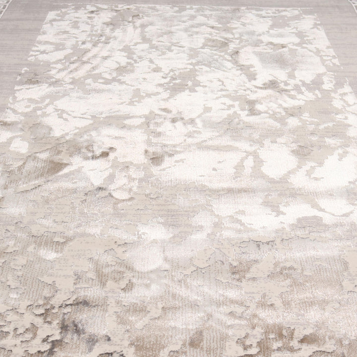 Beige Plain Turkish Rug 4X6 FT