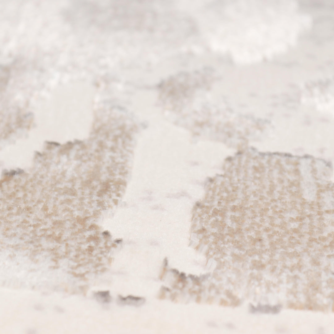 Beige Plain Turkish Rug 4X6 FT