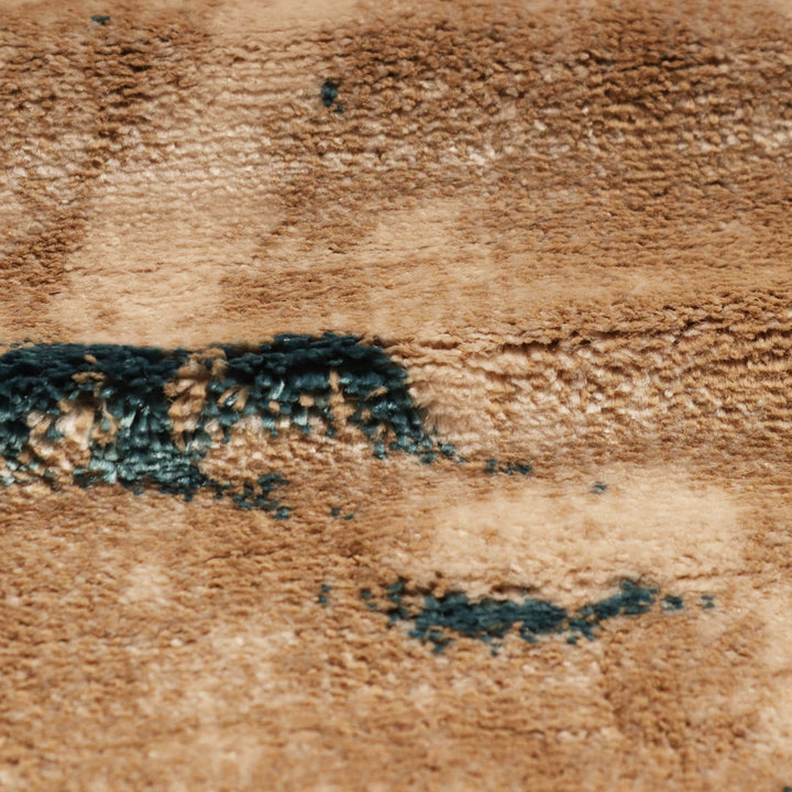 Beige Abstract Turkish Rug 7X10