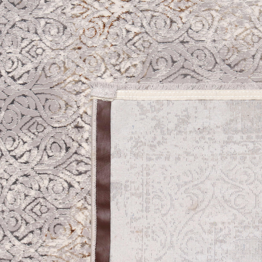 Off White Floral Turkish Rug 4x6 FT