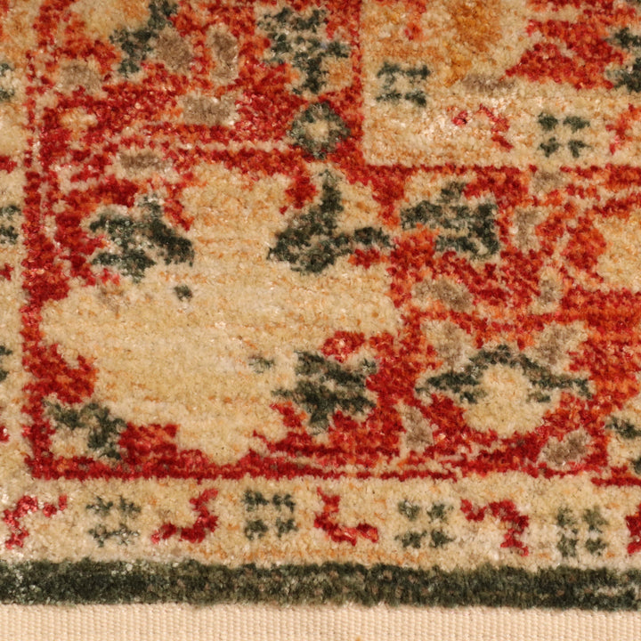 Green Traditional Turkish Rug 4x6 Ft