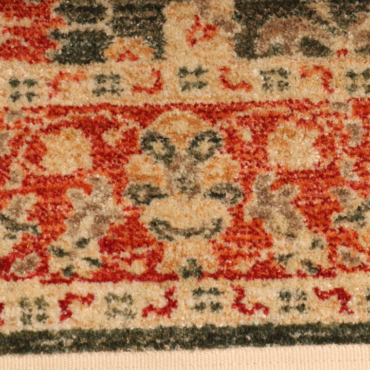 Green Traditional Turkish Rug 4x6 Ft