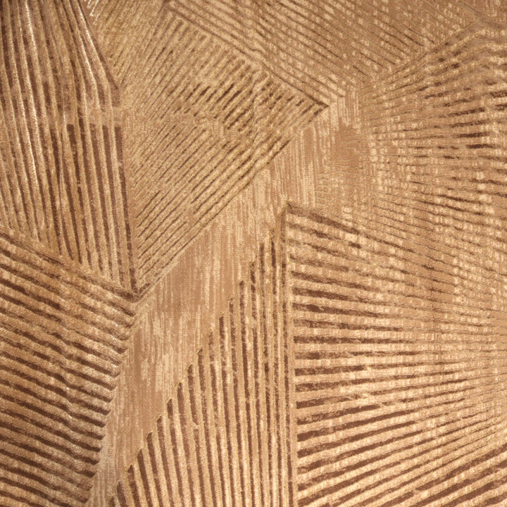 Brown Strip Turkish Rug 4x6 Ft