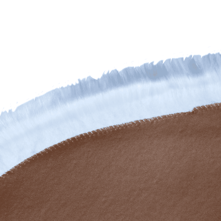 White Small Fur Throw 2x3 ft