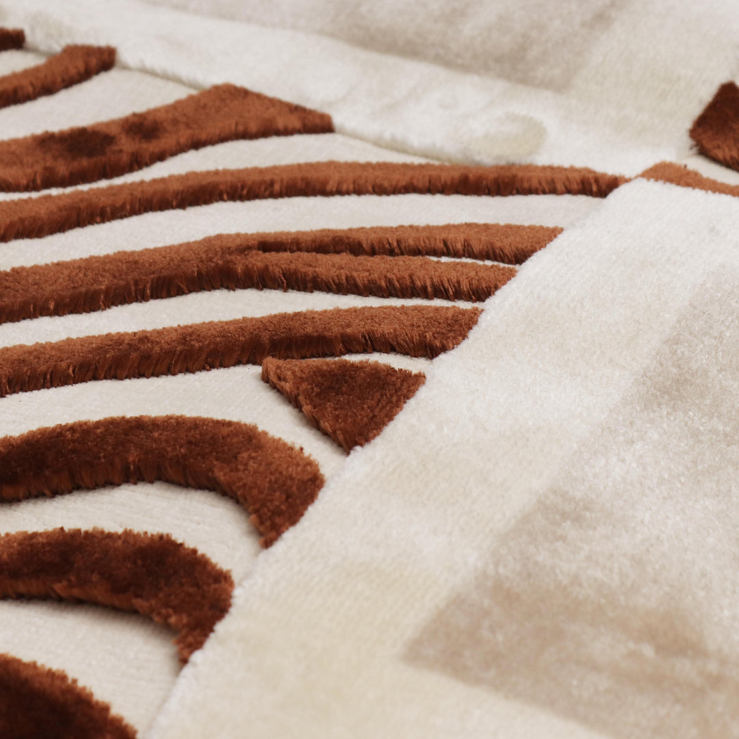 Turkish Embossed Rug 5x8 FT