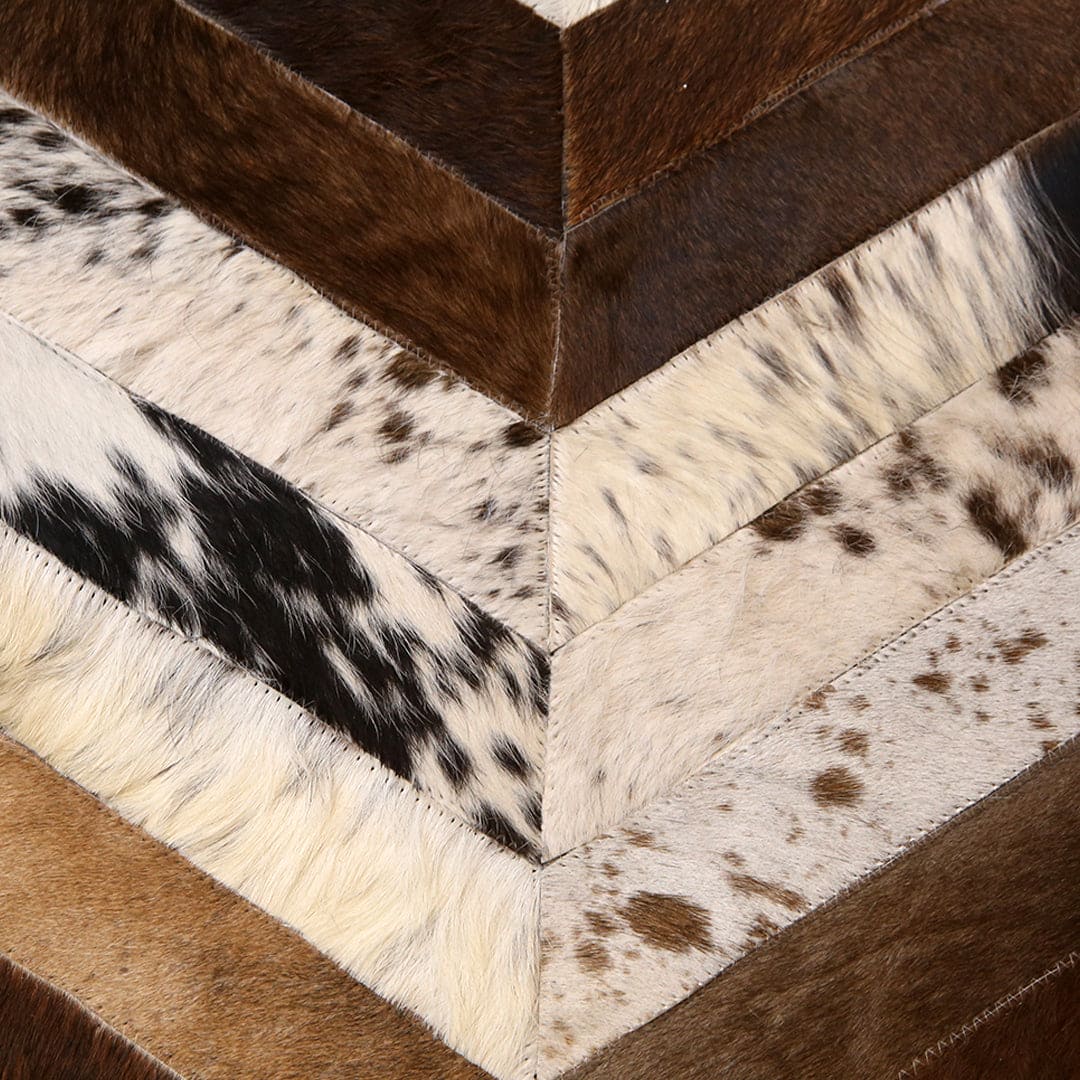 Patchwork Round Rug 3x3 FT