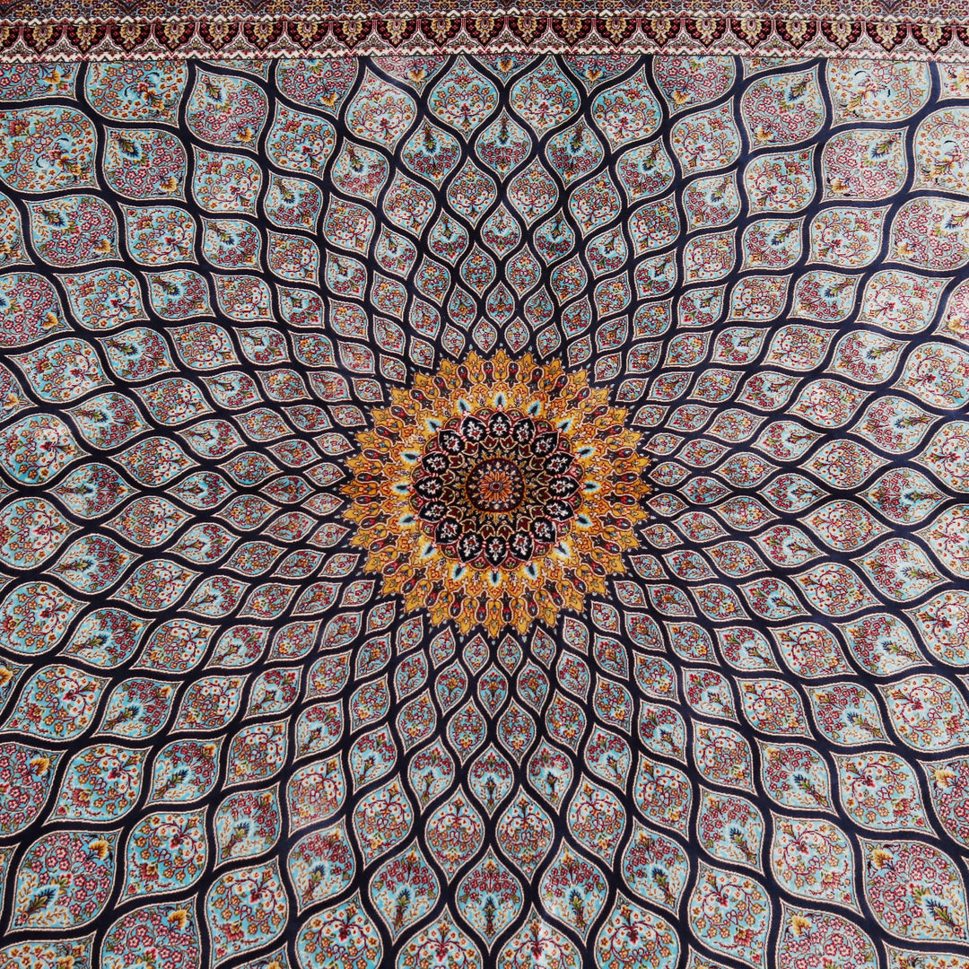 Supreme Fine Persian Silk Rug 5X8 Ft