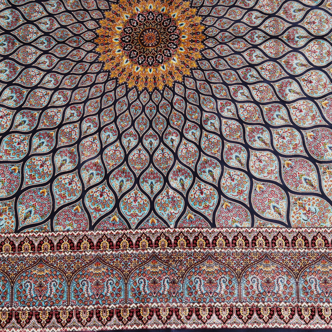 Supreme Fine Persian Silk Rug 5X8 Ft