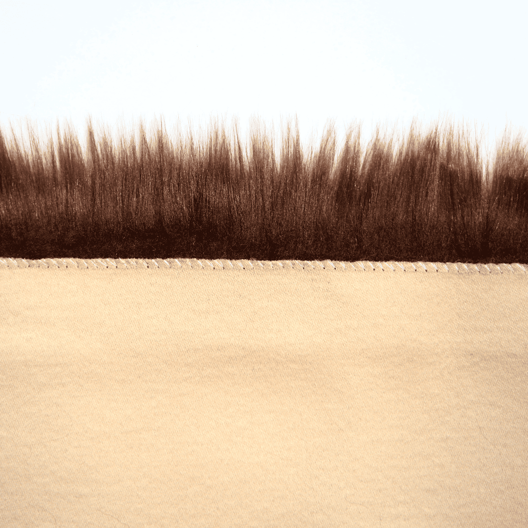 Brown Fur Runner 2x6 ft