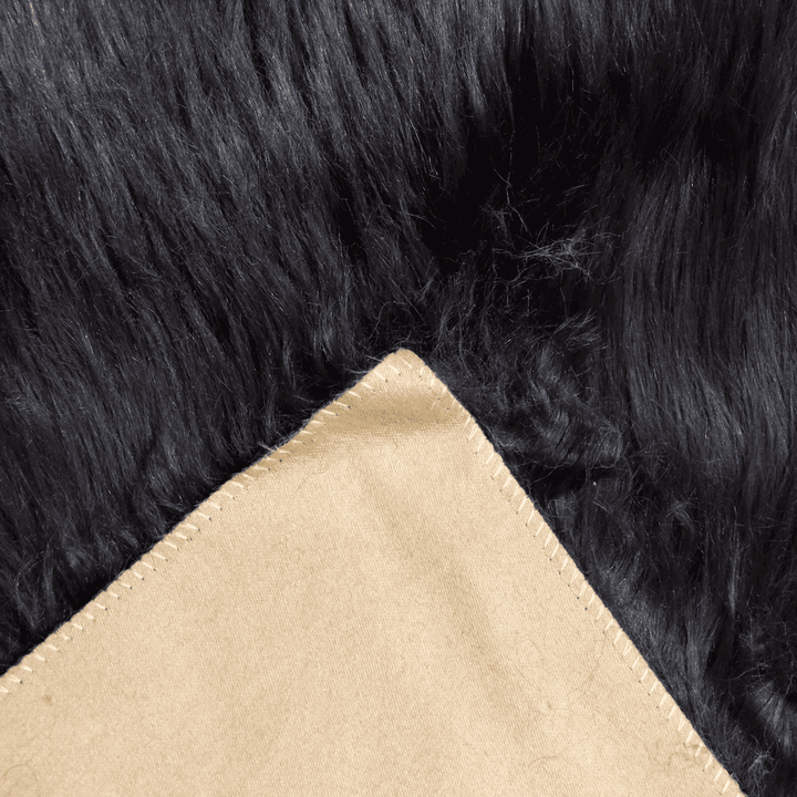 Charcoal Grey Fur Runner 2x6 ft