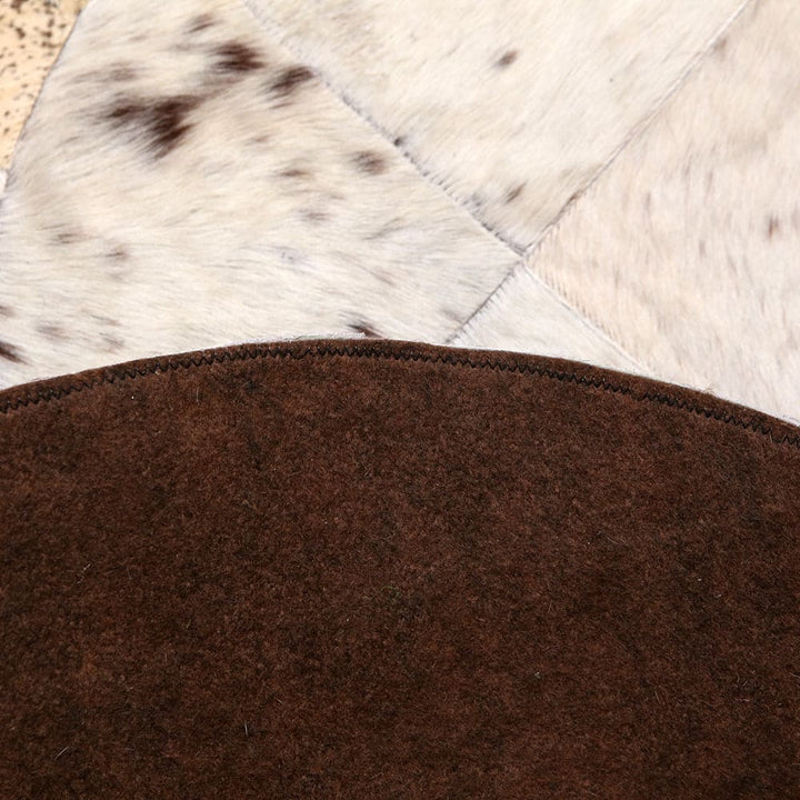 Patchwork Round Rug 3x3 FT