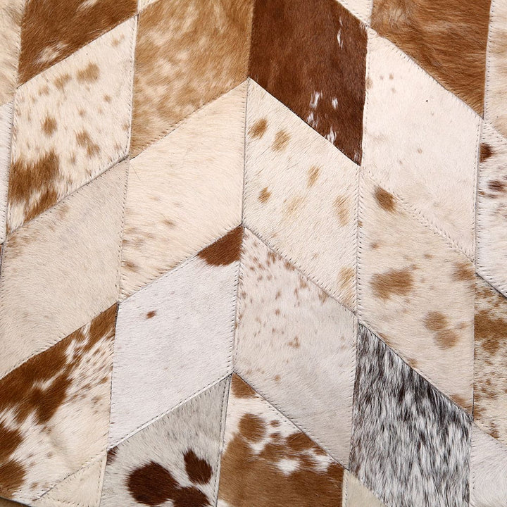 Patchwork Round Rug 3x3 FT