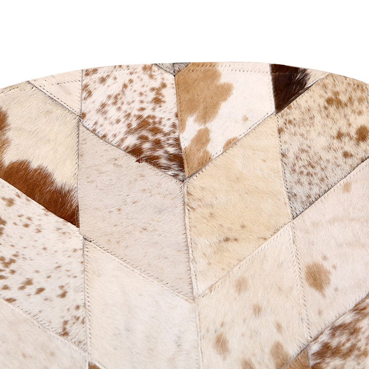 Patchwork Round Rug 3x3 FT