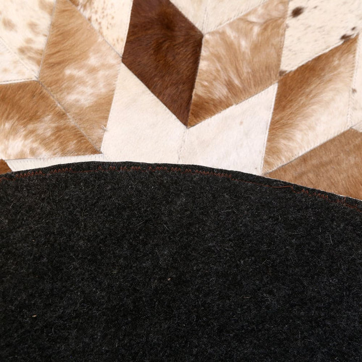 Patchwork Round Rug 3x3 FT