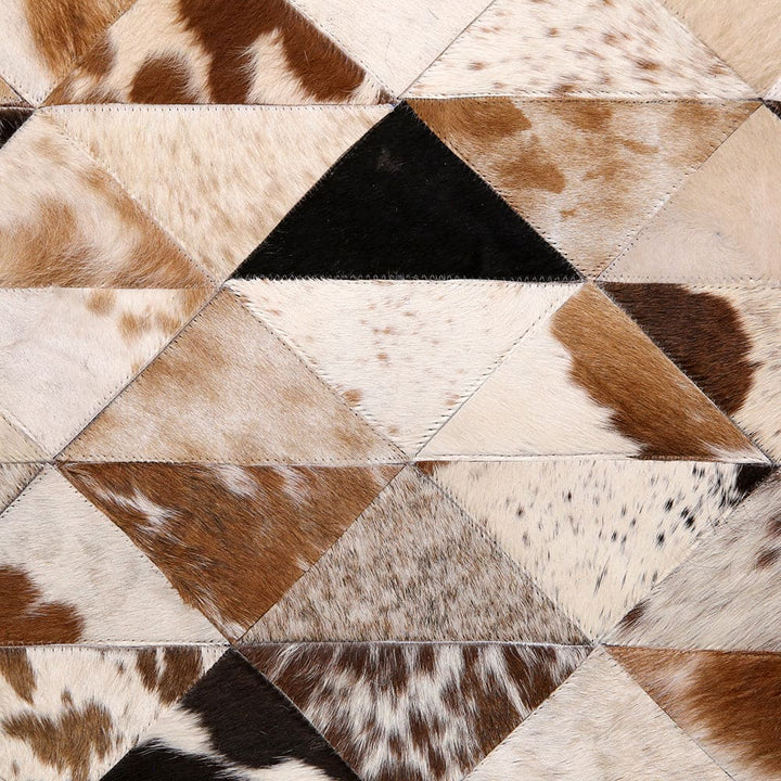 Patchwork Round Rug 3x3 FT