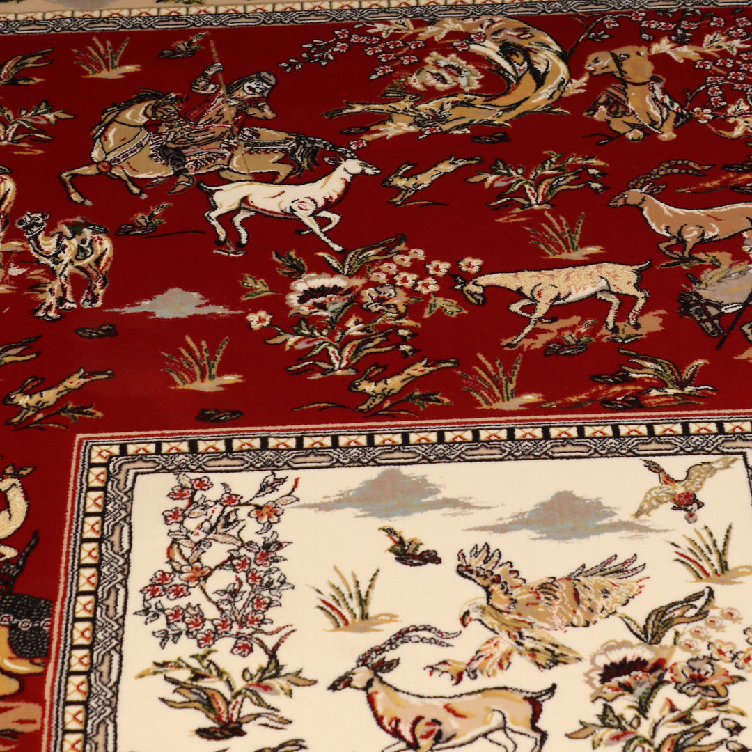 Shikargah Fine Persian Khas 5x8 FT