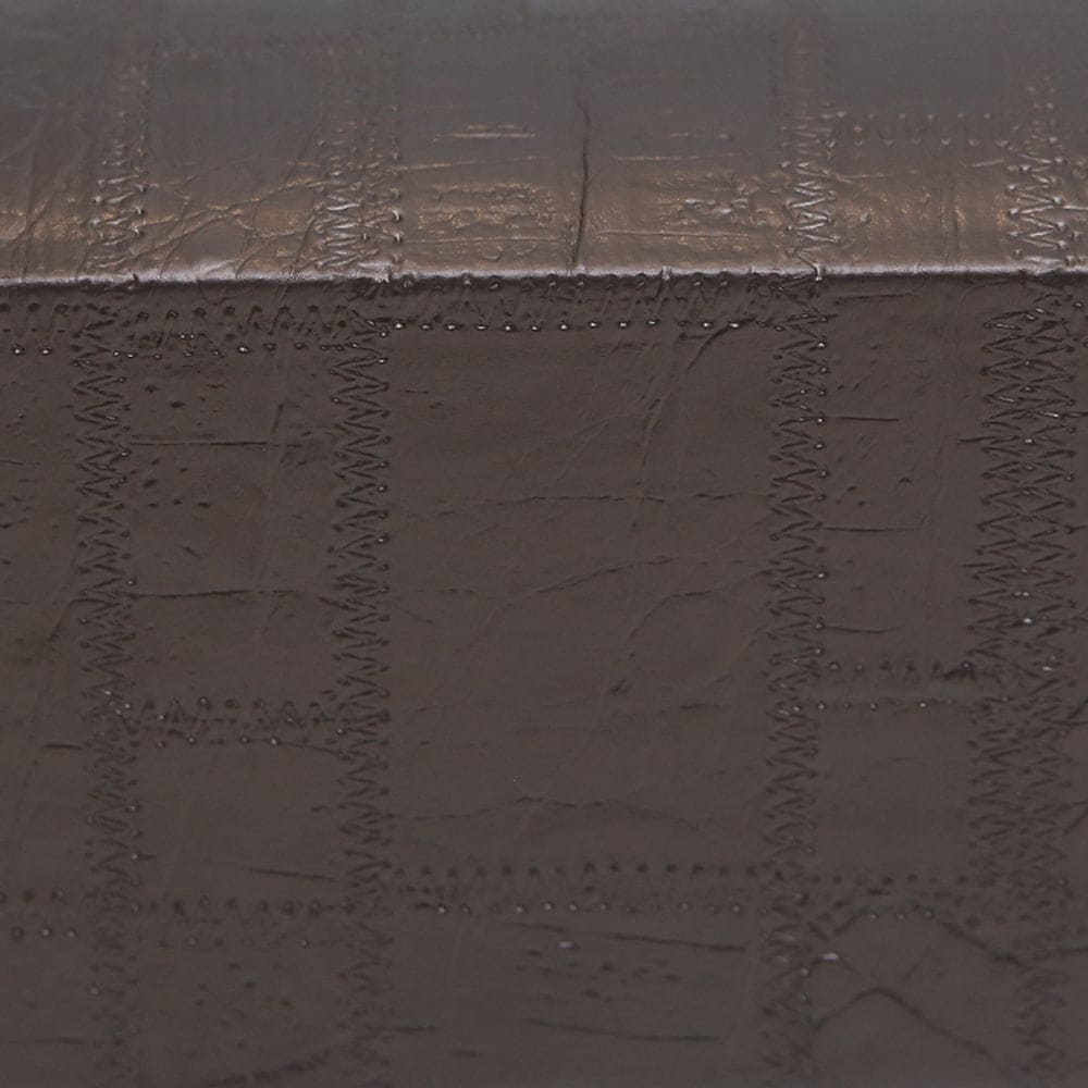 Brown Check Tissue Box (L)