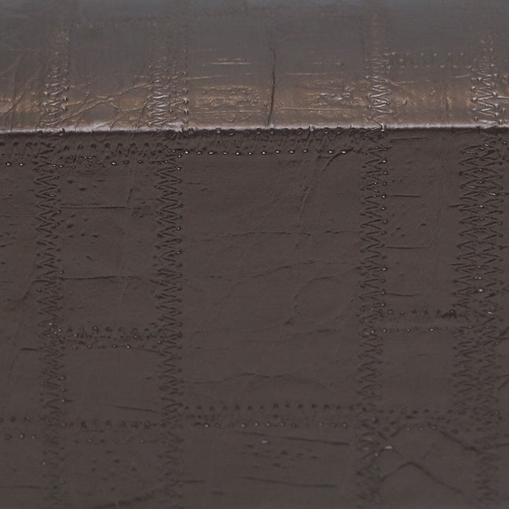 Brown Check Tissue Box (L)