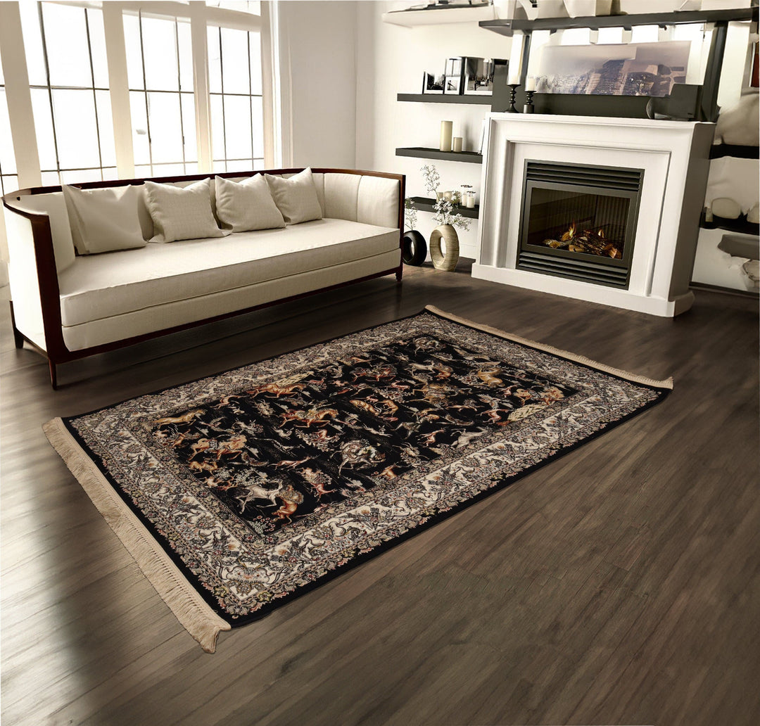 Shikargah Fine Persian Khas 5x8 FT