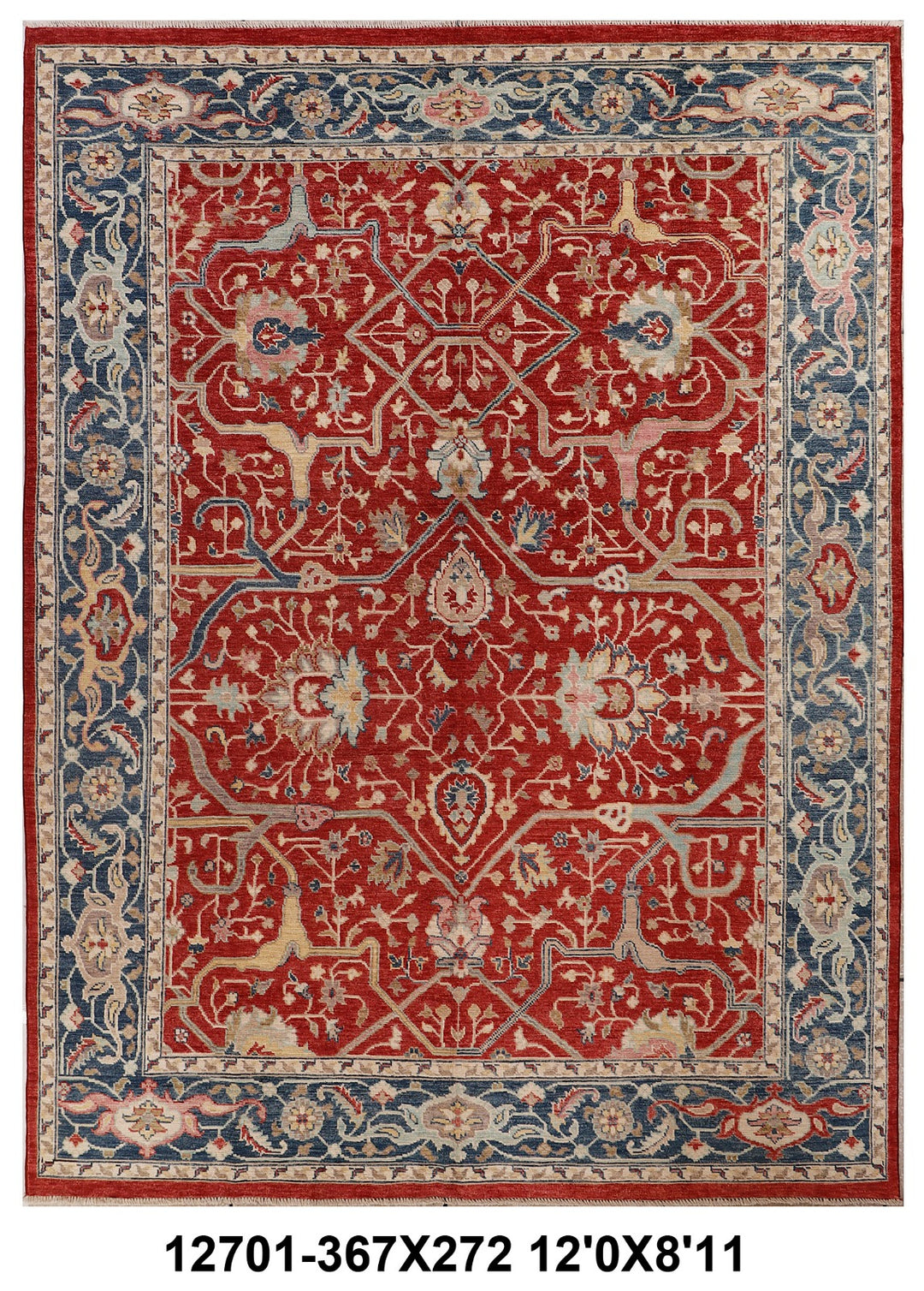 Oushak Handmade Rug 9x12