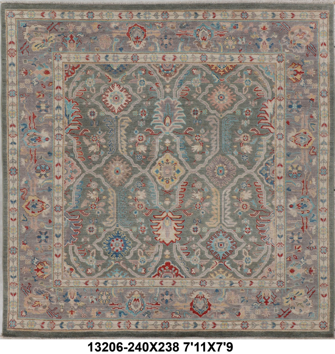 Oushak Handmade Rug 8x8