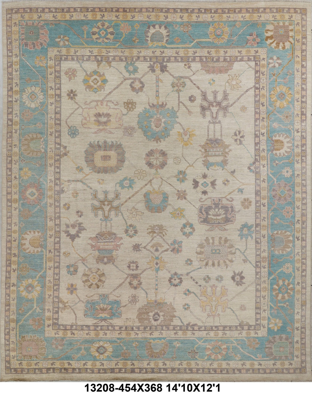 Oushak Handmade Rug 12x15