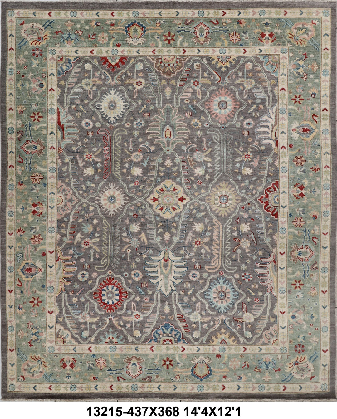 Oushak Handmade Rug 12x14